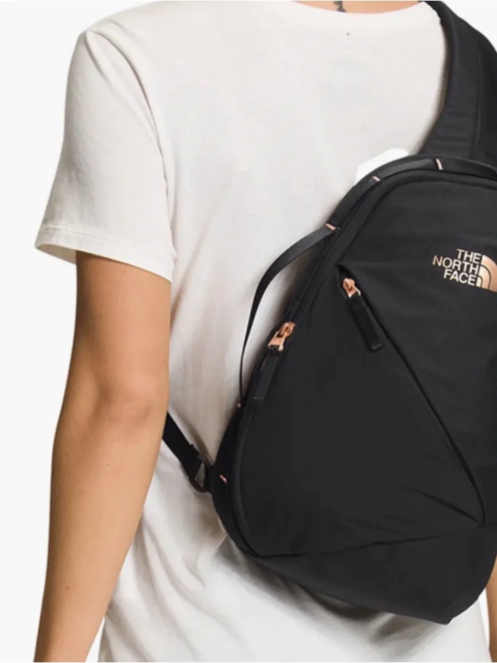 The North Face Isabella Black Sling Backpack NWT